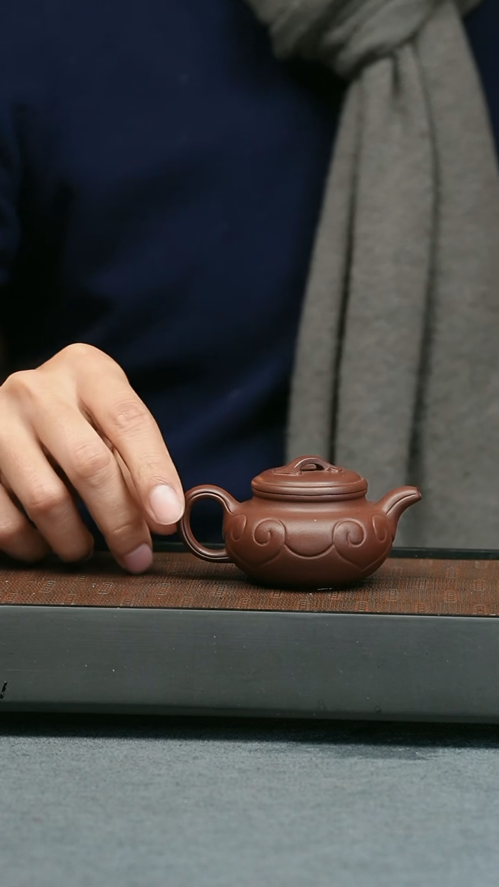 【闪购商品】紫砂茶壶五堂 仿古如意