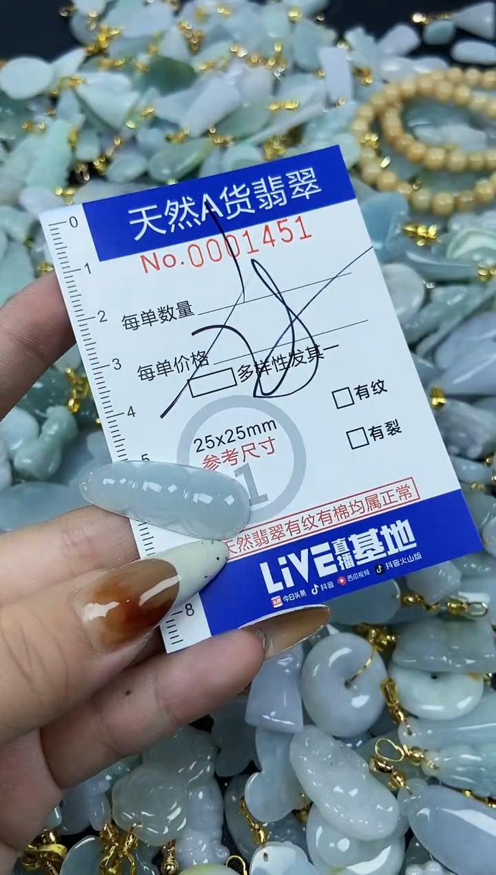 【闪购商品】翡翠颈饰未镶嵌天然A货翡翠