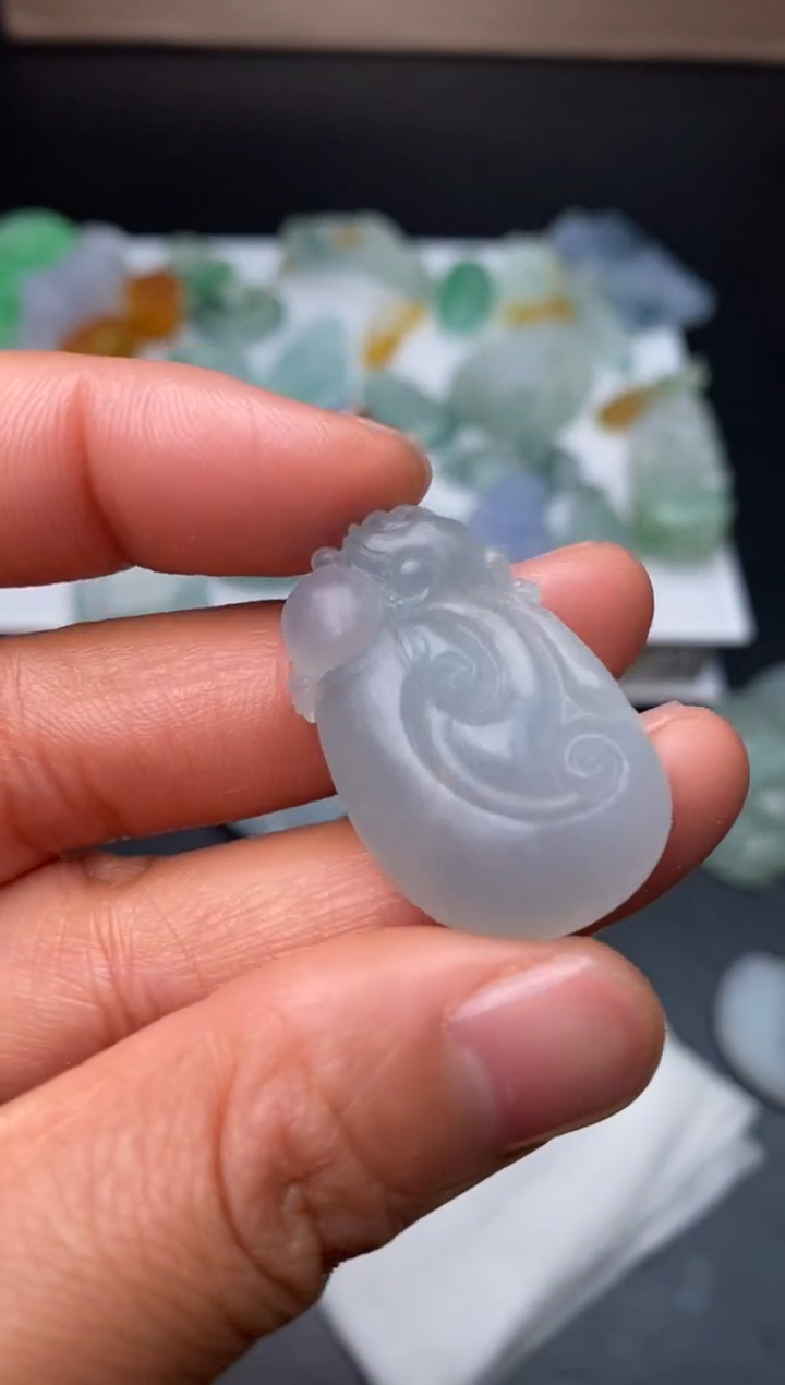 【闪购商品】定制翡翠未镶嵌翡翠毛货~多样性发货一个