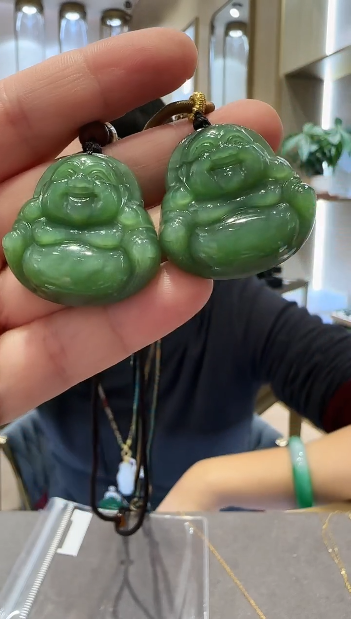 颈饰未镶嵌和田玉【58】30佛公 多样发一