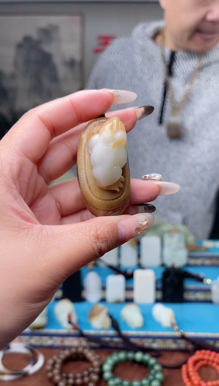 【闪购商品】和田玉挂件未镶嵌1