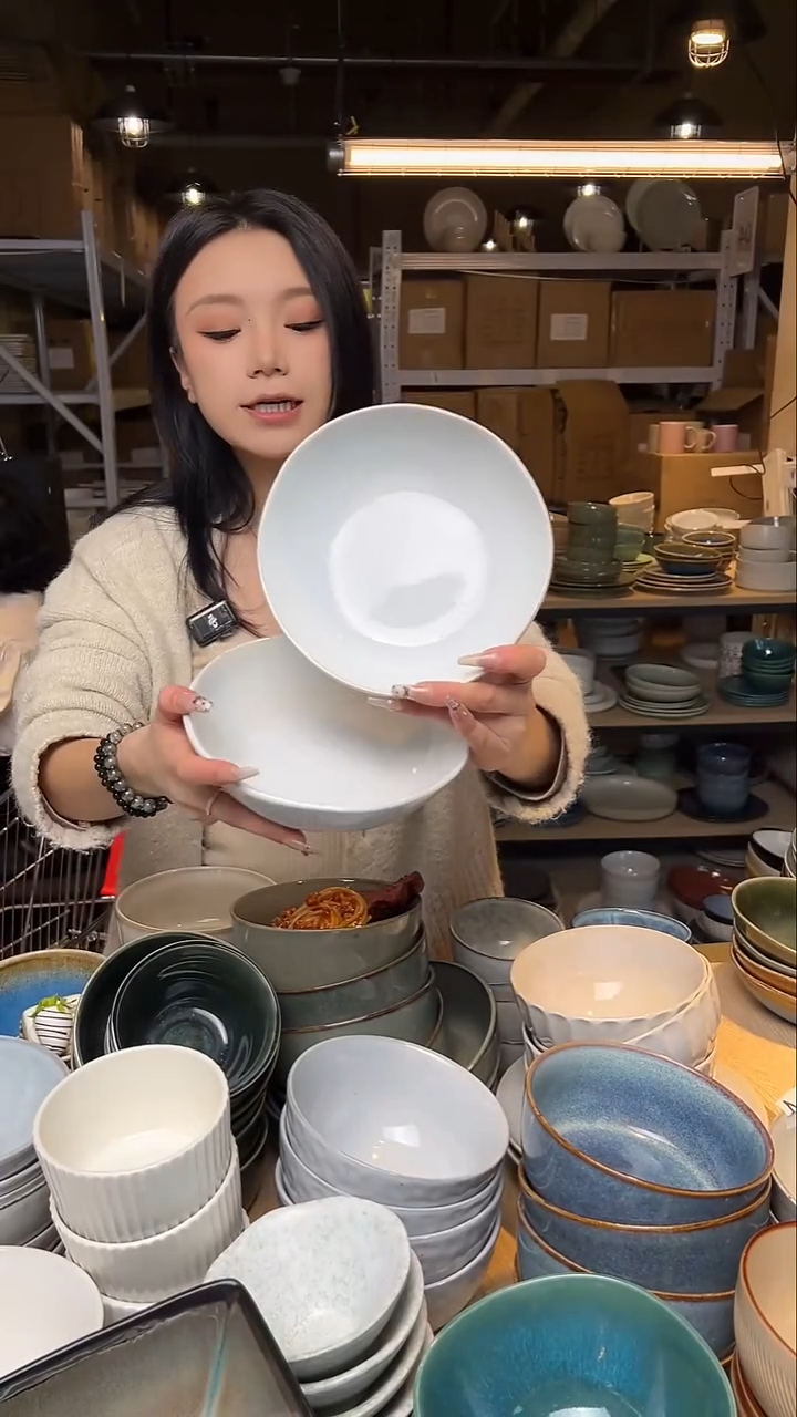 瓷20【瑕疵】外贸尾货窑变釉下彩