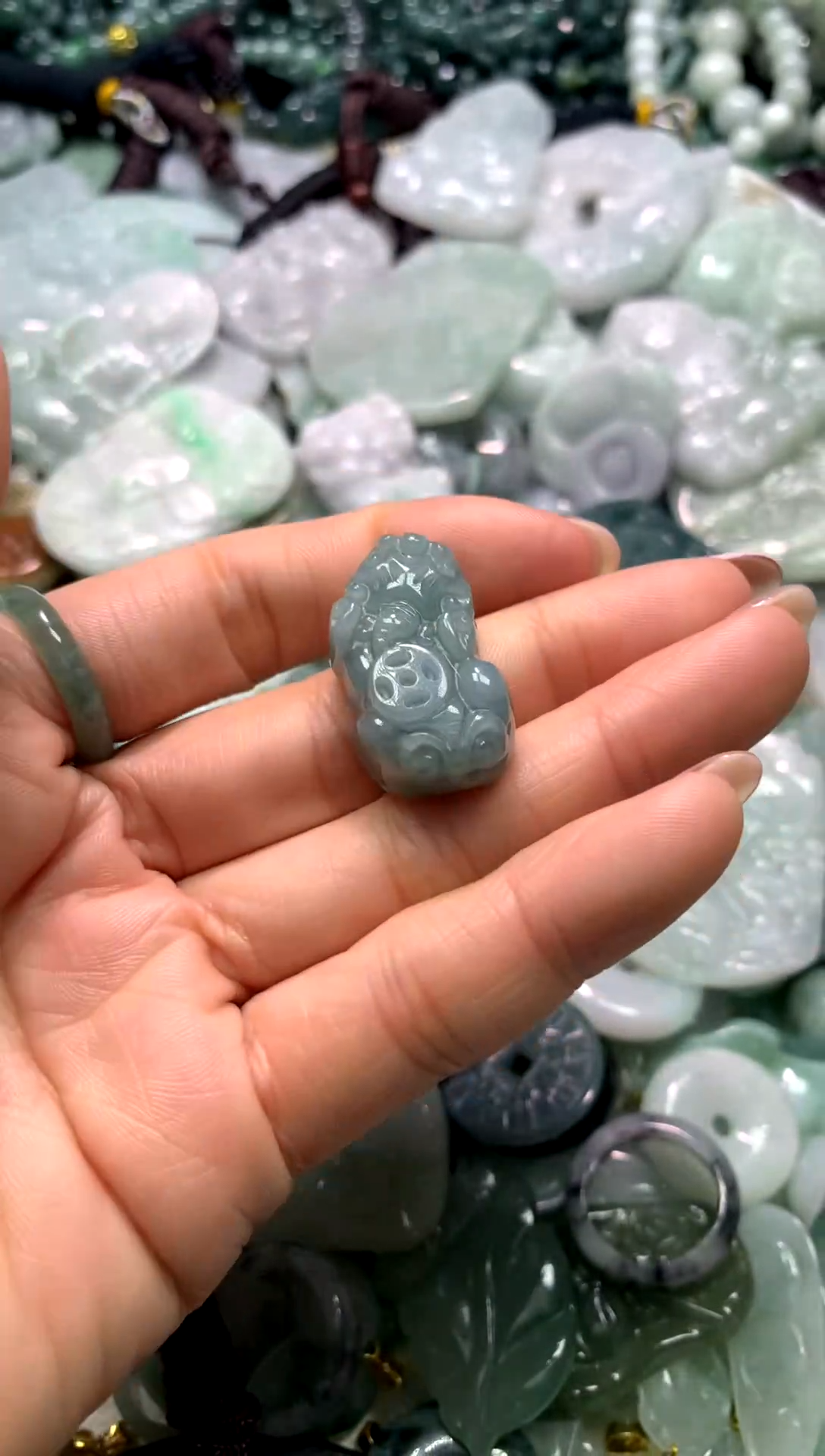 吊坠(不含链)未镶嵌翡翠1