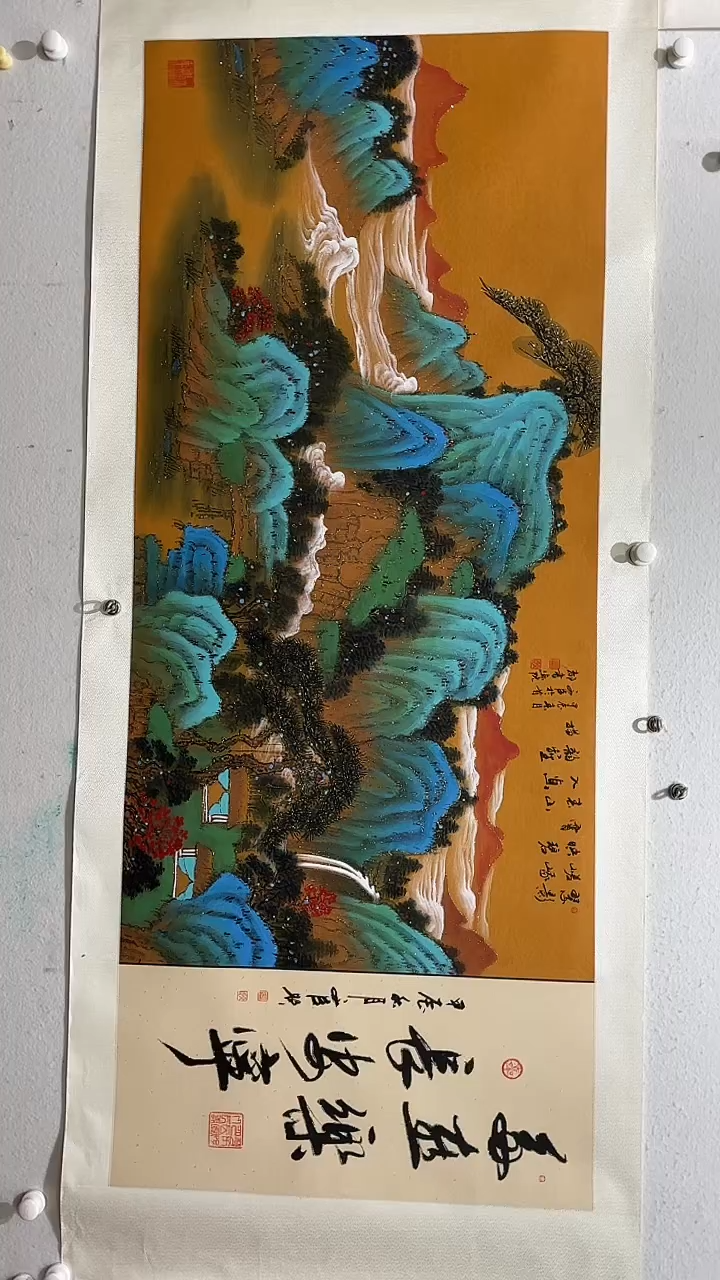国画张文臣国画作品8pc