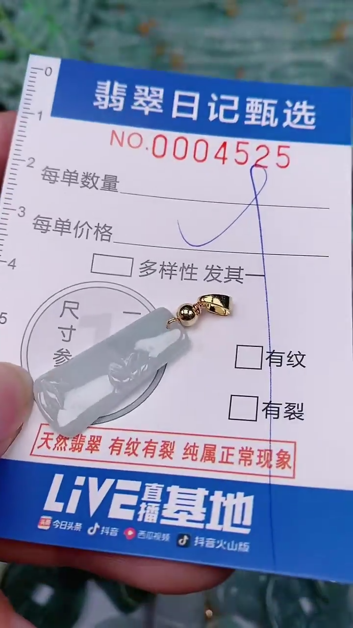 【闪购商品】翡翠颈饰未镶嵌00004525