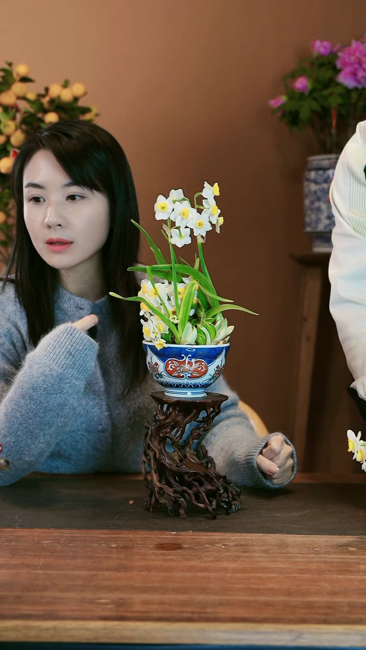 【闪购商品】盆景雕刻水仙