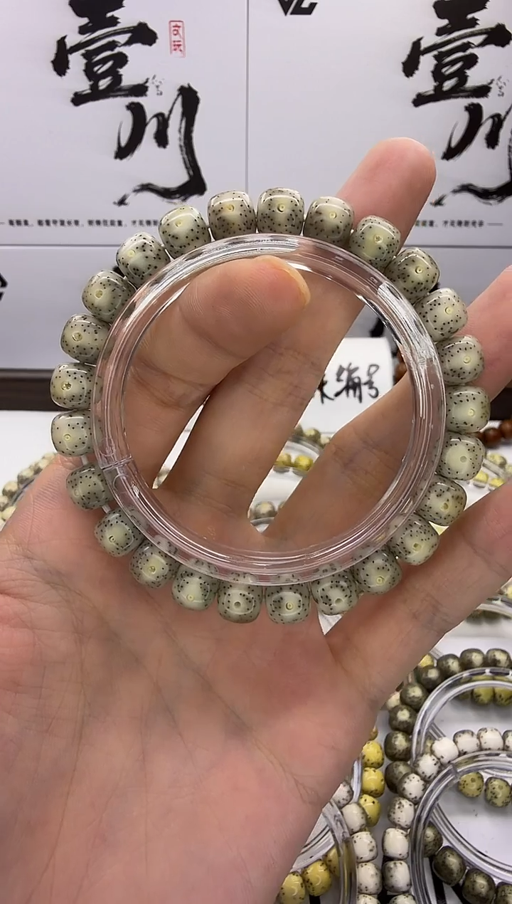 手串星月菩提9/8 冰糖 星点货 同枝果