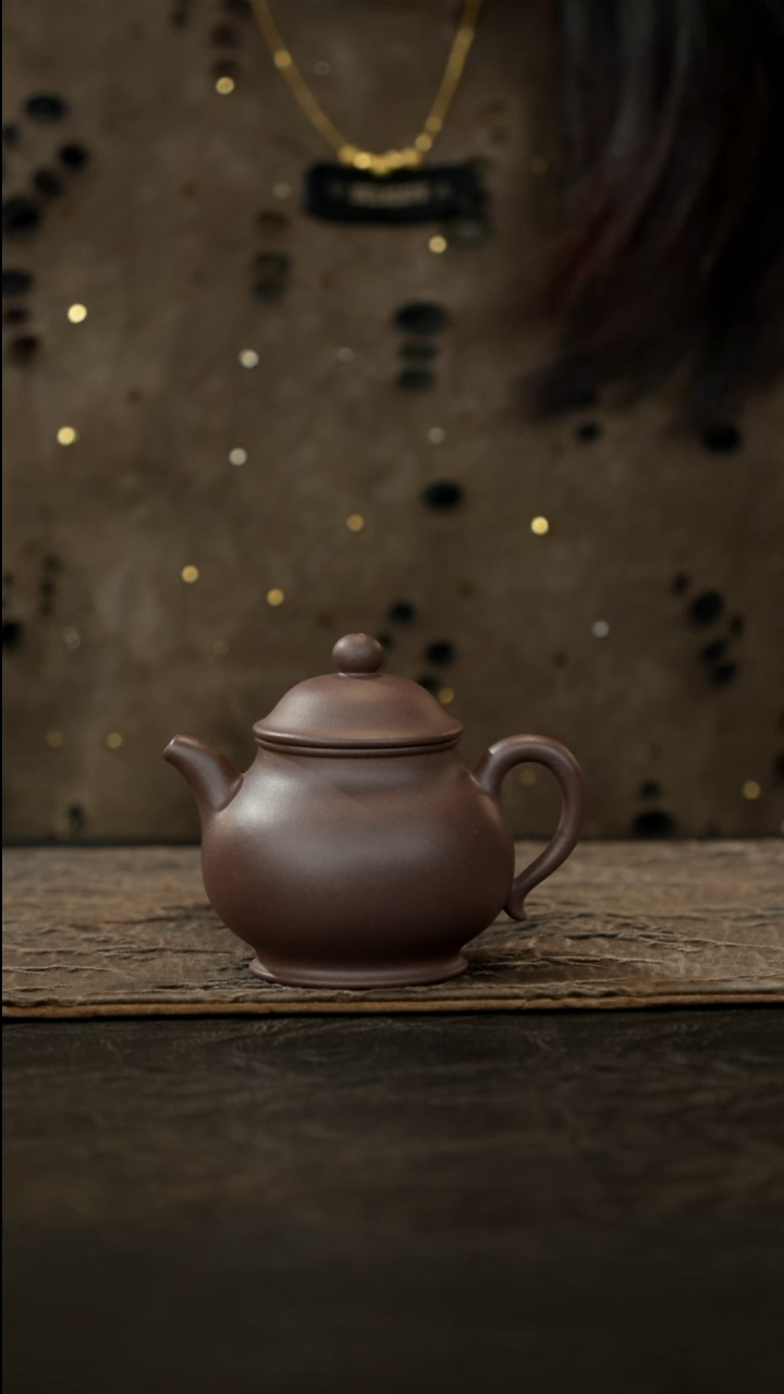 茶壶紫砂青灰紫泥潘壶下飞把150cc