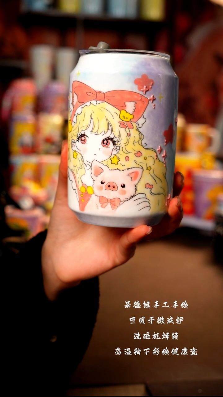 景德镇陶瓷手绘杯杯