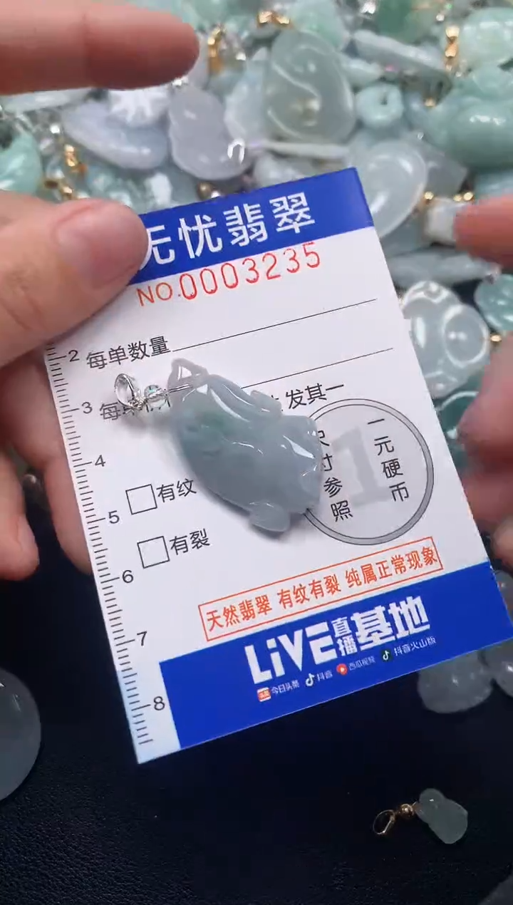 颈饰未镶嵌翡翠3235