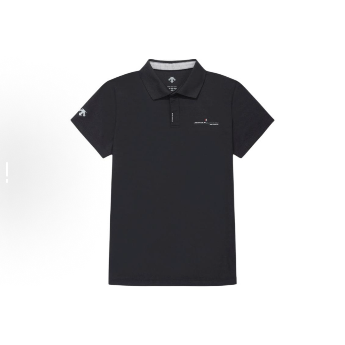 DESCENTE/迪桑特 TRAINING系列纯色宽松吸水速干Polo衫 男款IPS44
