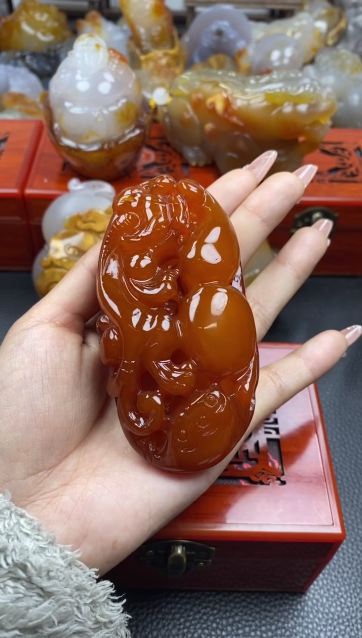 【闪购商品】玛瑙/玉髓手把未镶嵌00