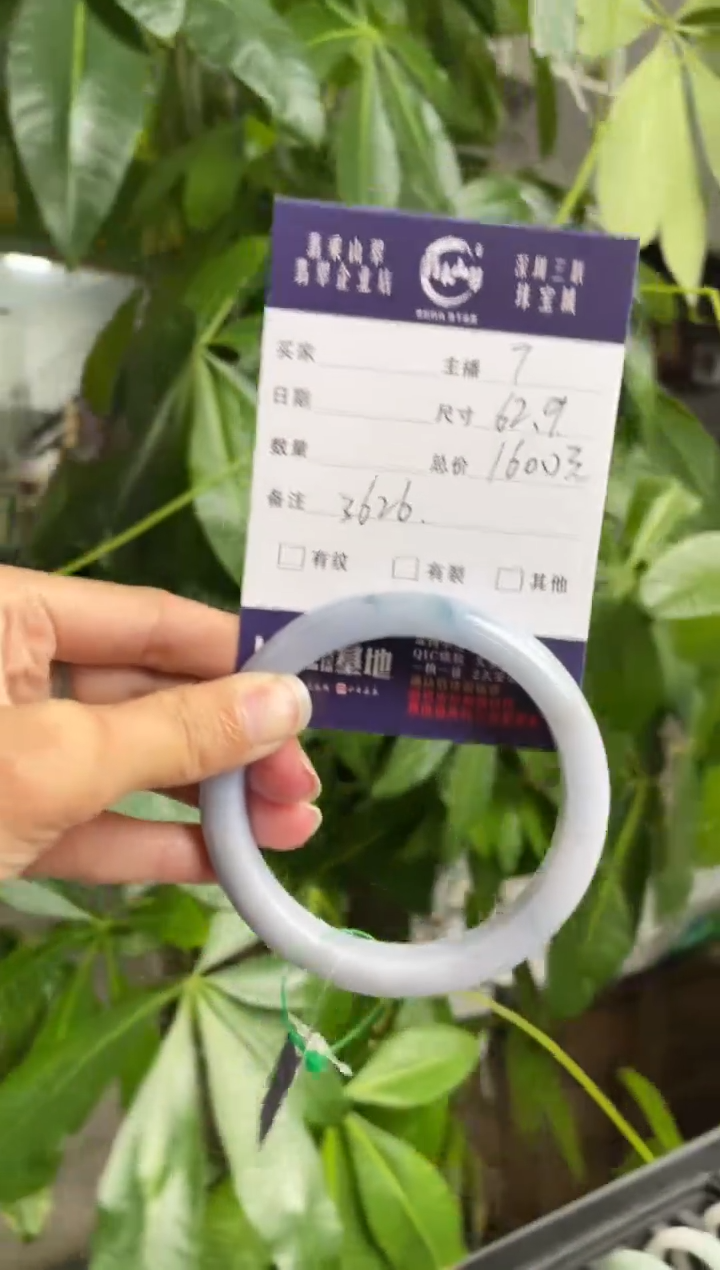未镶嵌手镯翡翠Q 62 正圈 3626