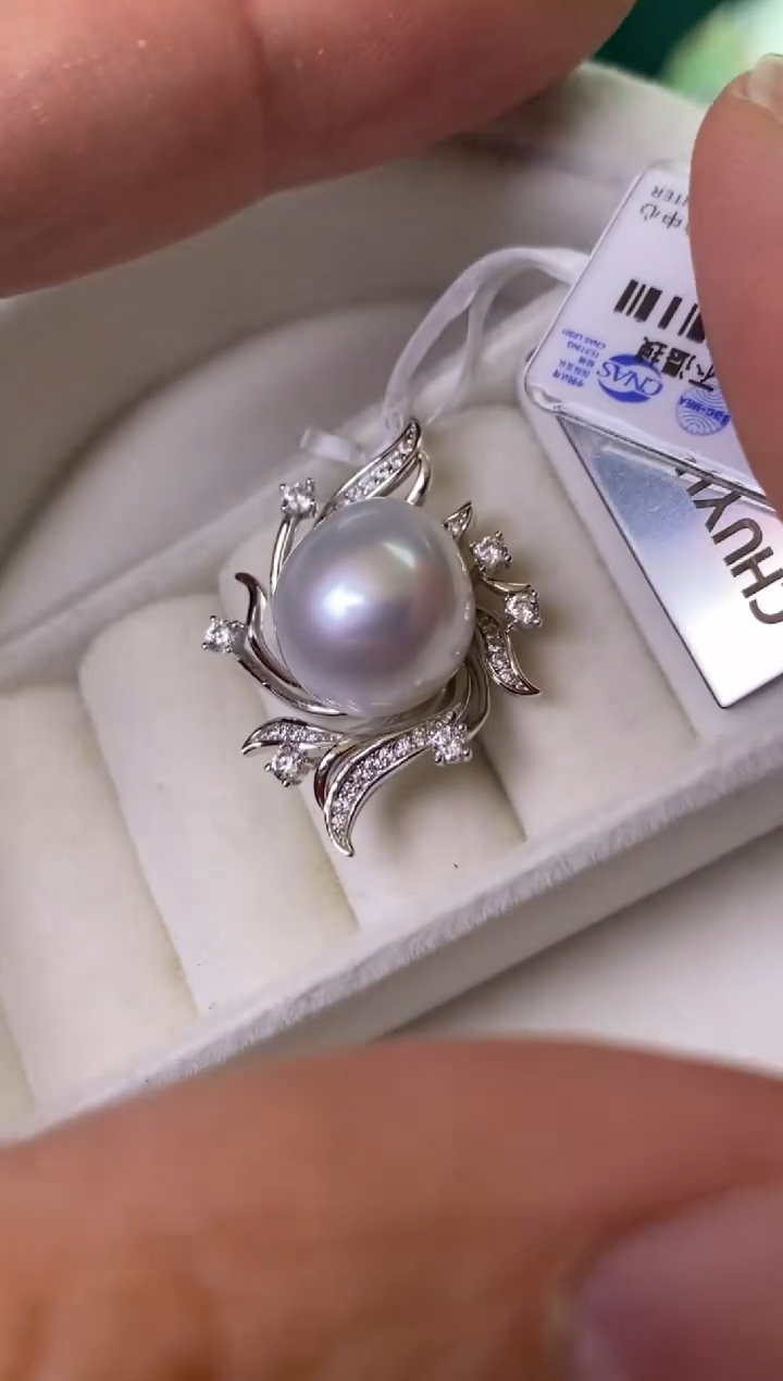 【闪购商品】海水珍珠颈饰银S925镶嵌1