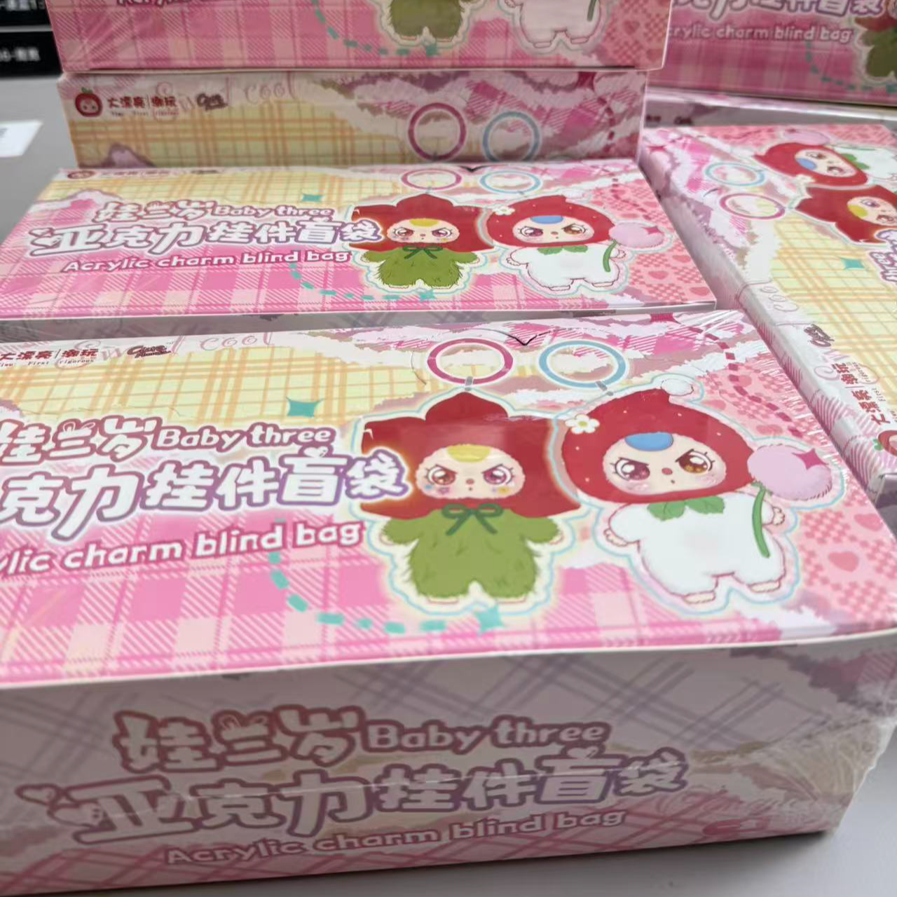 大漂亮卡通动物亚克力定制款收纳盒盲盒【代拆不退】