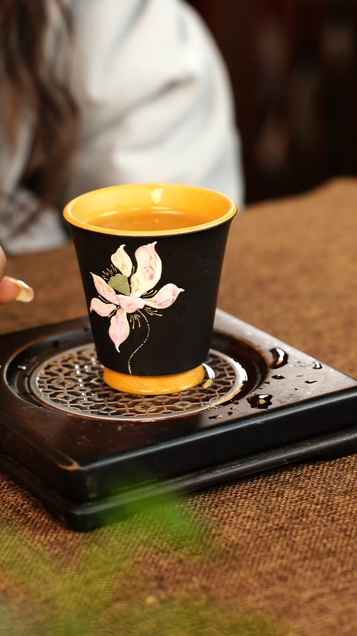 茶杯紫砂宜兴原矿紫砂