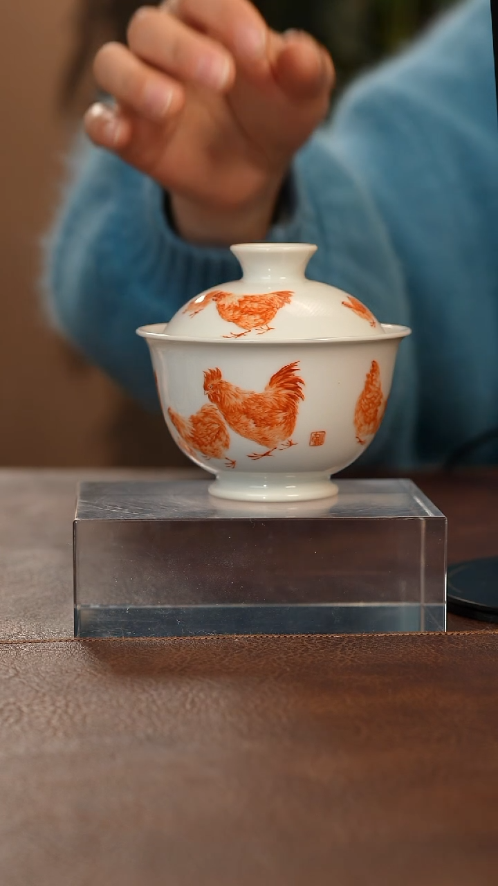 【闪购商品】瓷片青花瓷茶具斌芬陶瓷98