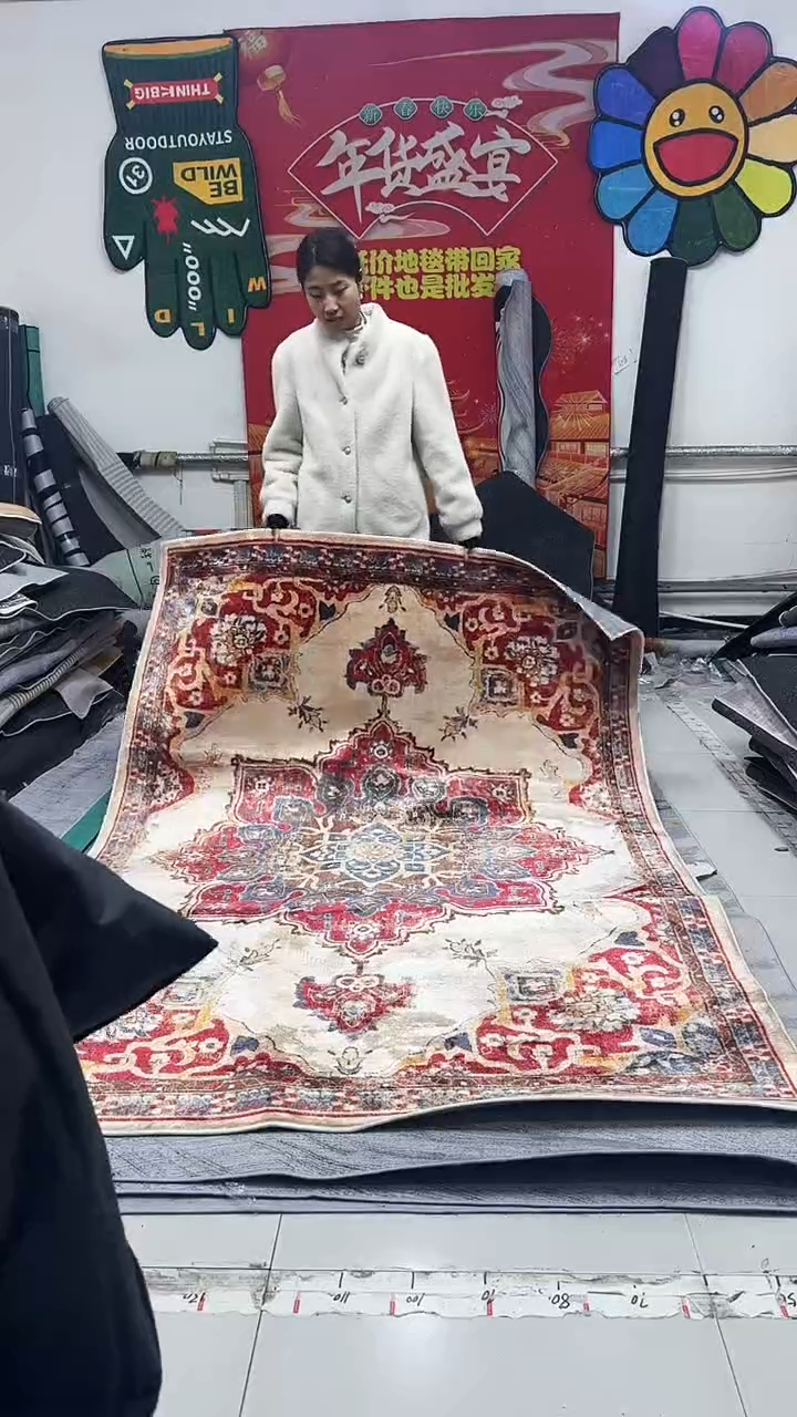 棉麻绒103 160*230羊绒