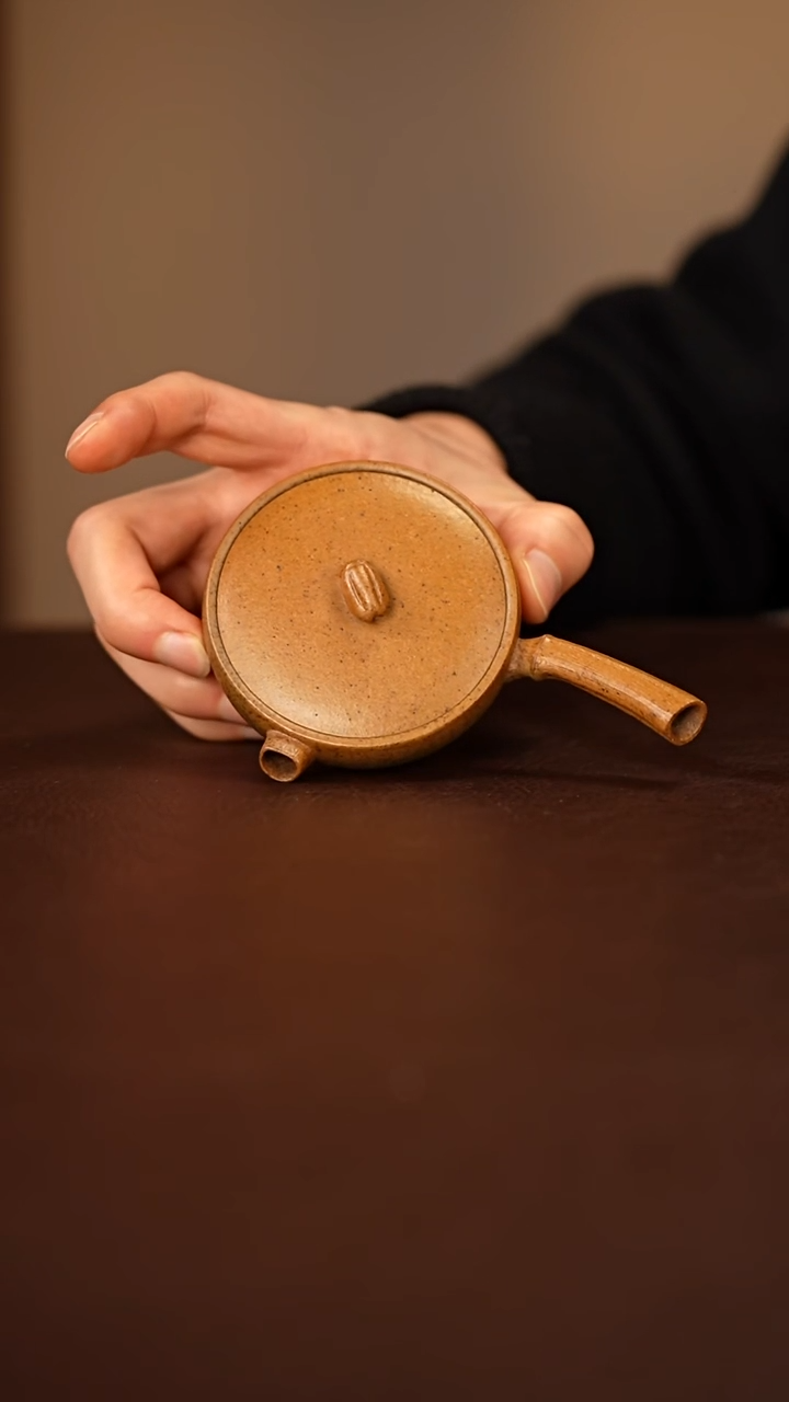 茶壶紫砂知竹侧把90cc