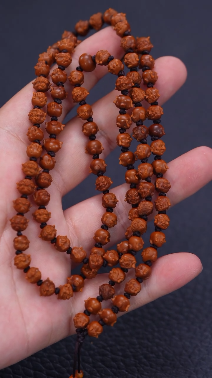 【闪购商品】橄榄核其他回血浦建军0.8核尖108罗汉脖挂