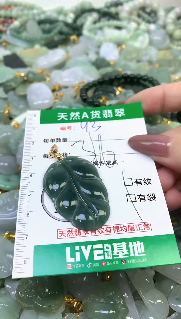 颈饰未镶嵌翡翠纯天然缅甸A货翡翠