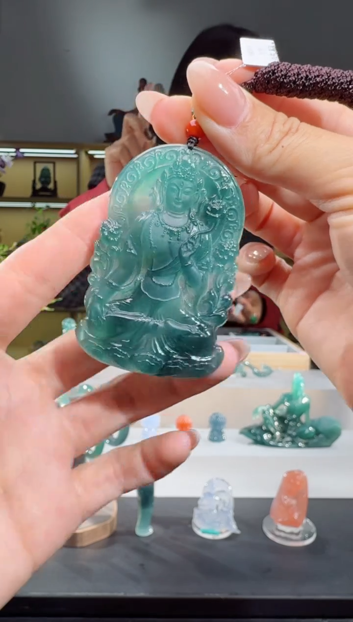 吊坠(不含链)未镶嵌翡翠度母