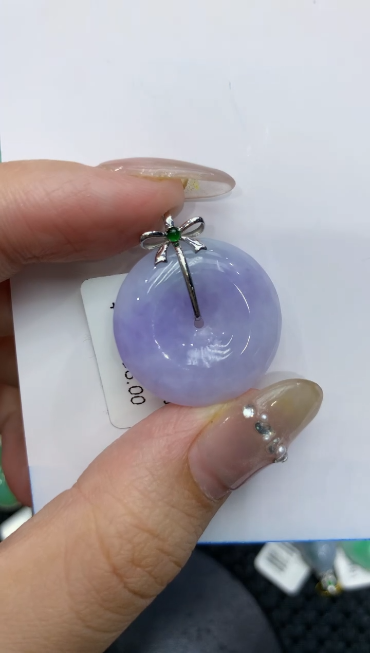 【闪购商品】翡翠颈饰18K金镶嵌222222222