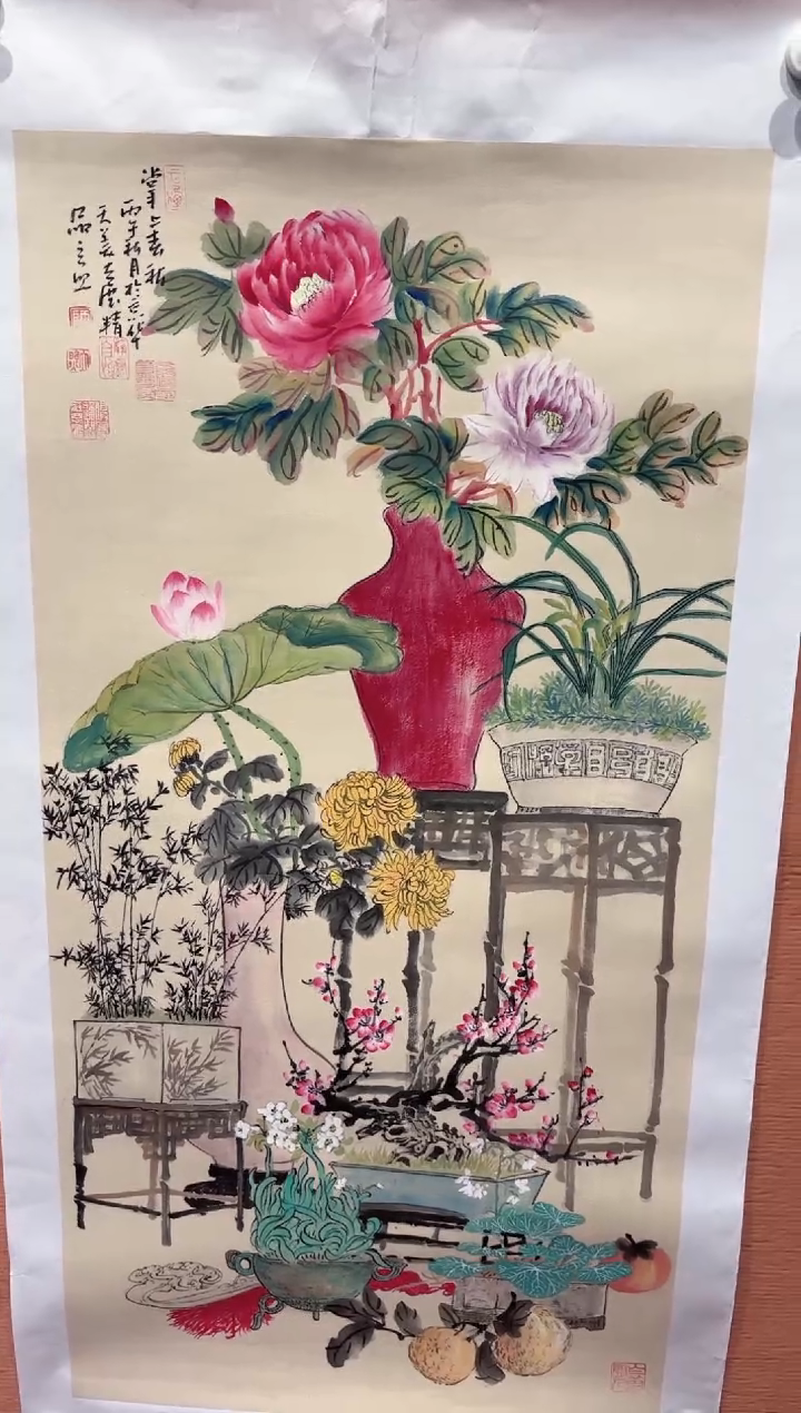 国画师立照老师国画作品