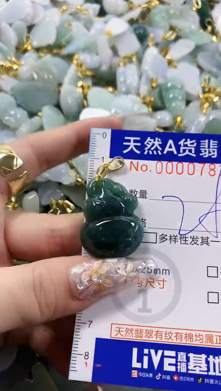 颈饰未镶嵌翡翠天然A货翡翠