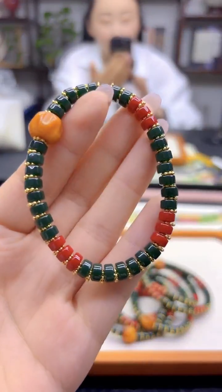 未镶嵌手链翡翠DIY款S942