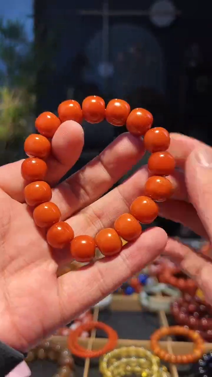 【闪购商品】南红玛瑙手串未镶嵌单圈