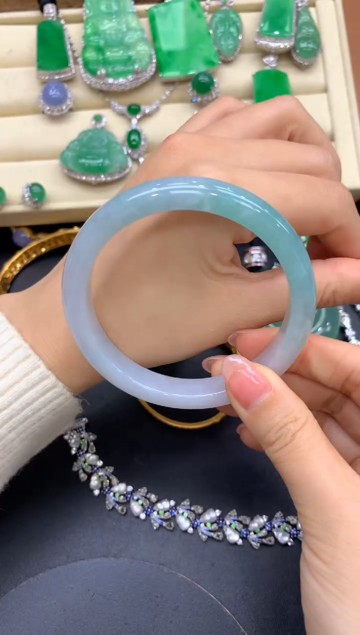 【闪购商品】翡翠手镯未镶嵌718-中国好珍宝