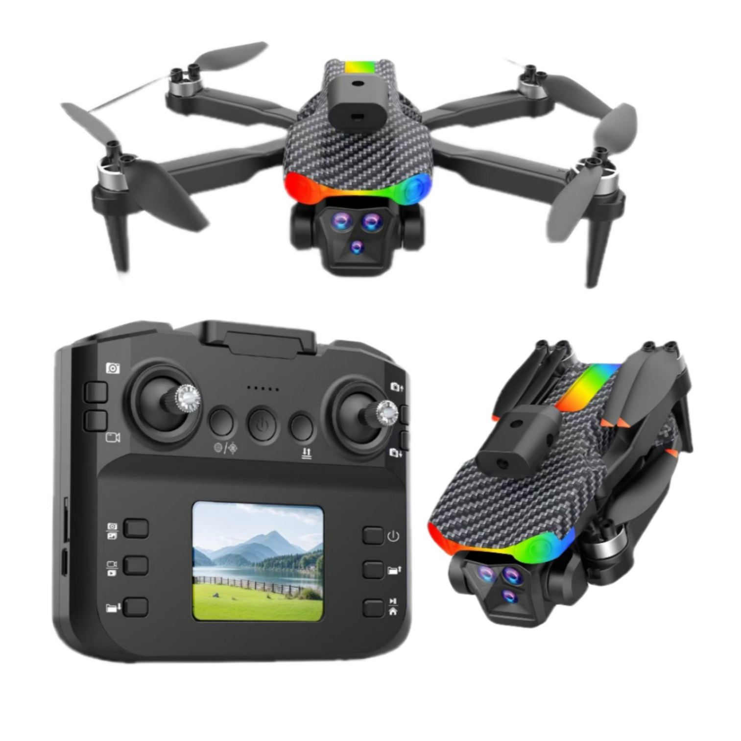 入门级高清航拍无人机玩具6-12岁儿童玩具悬停避障遥控飞机推荐