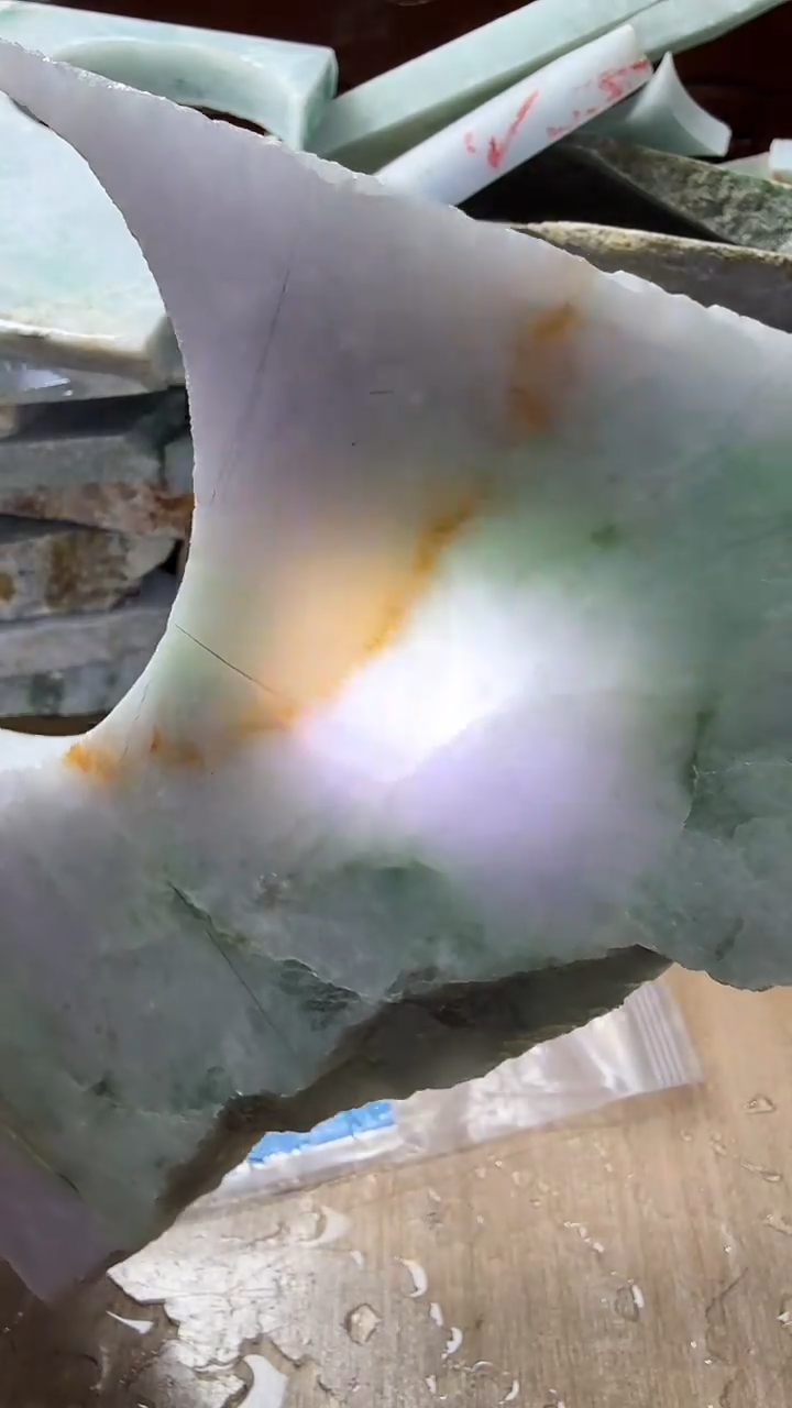 裸石翡翠天然翡翠A货花540