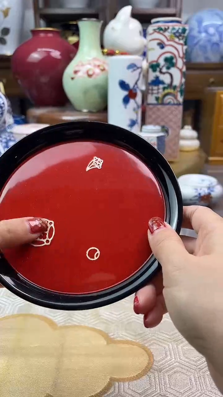 【闪购商品】盘日产实木螺佃盘子一个