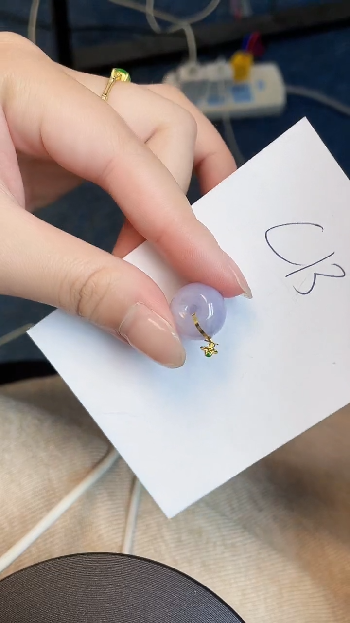 【闪购商品】翡翠颈饰18K金镶嵌00000000