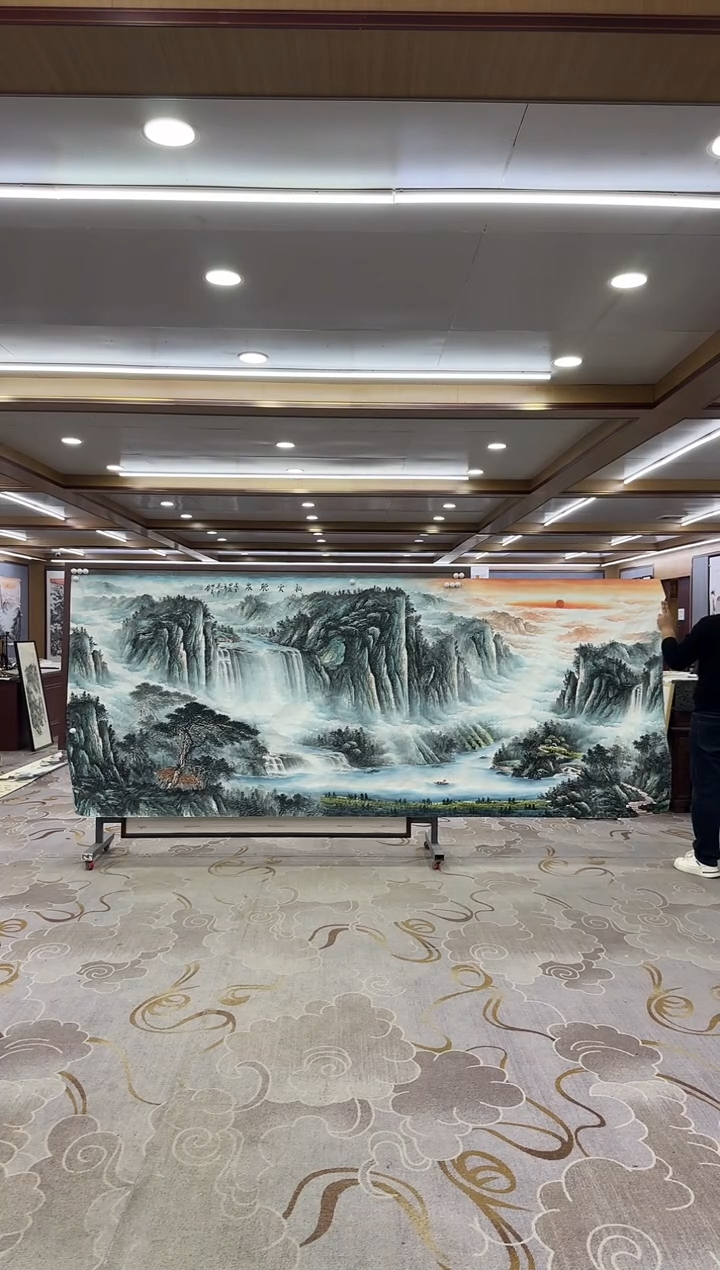 【闪购商品】绘画1邵明义-大丈二-山水国画