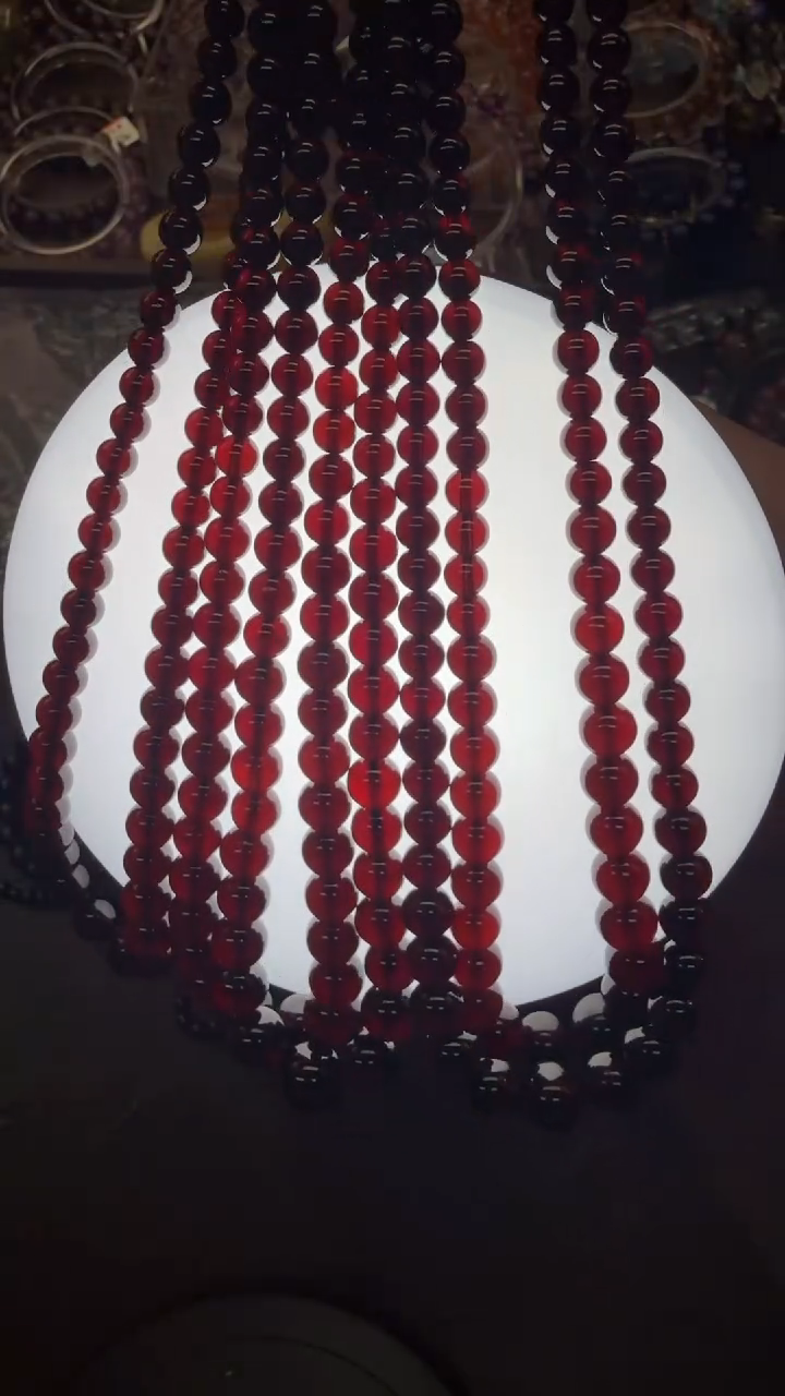 未镶嵌项链石榴石A02项链多样性发1