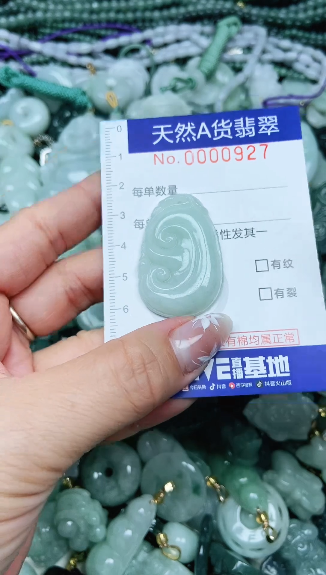 吊坠(不含链)未镶嵌翡翠天然A货 支持复检