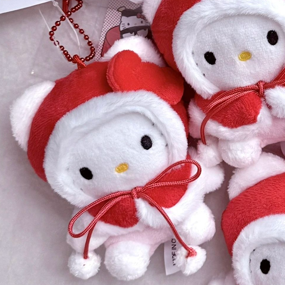 【首尔限定】Hello Kitty 新款圣诞节Kitty 钥匙扣玩偶