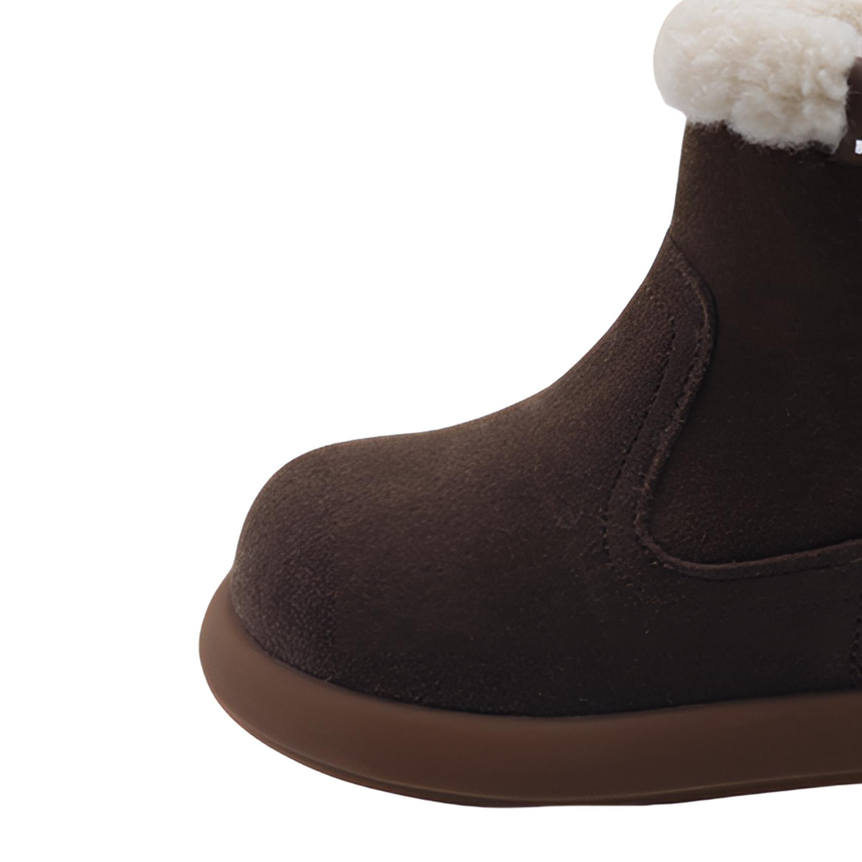 25冬季新款雪地靴童鞋百搭时尚加绒保暖防滑短筒