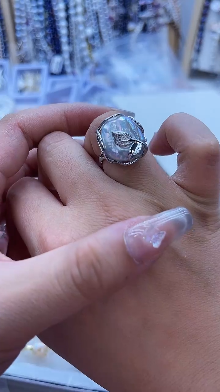 【闪购商品】淡水珍珠戒指未镶嵌671