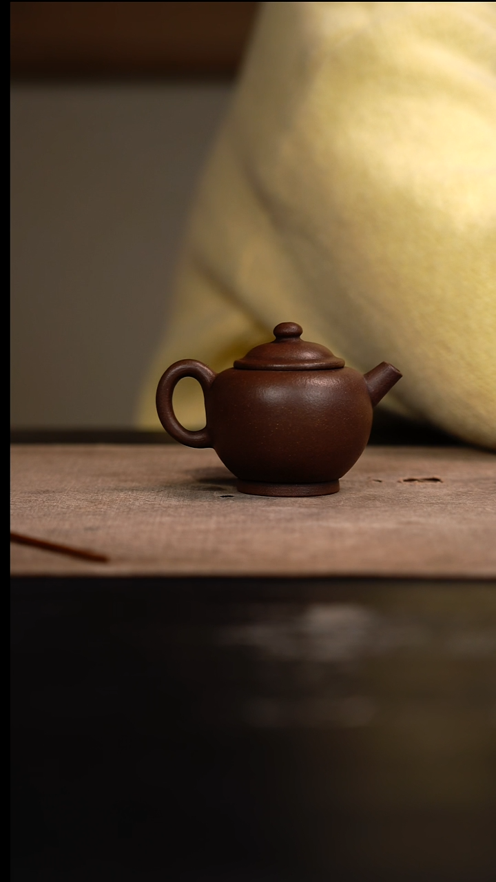 【闪购商品】紫砂茶壶明式古巨轮紫泥