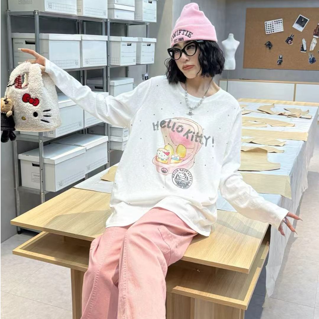 无运险【JIAXUPANG】粉嫩KT上衣