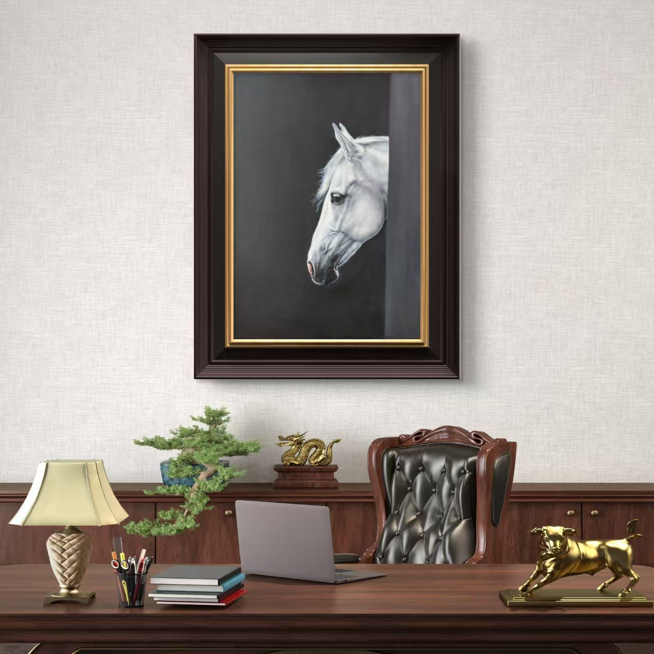 盛世藏美高端手绘油画70x100林群