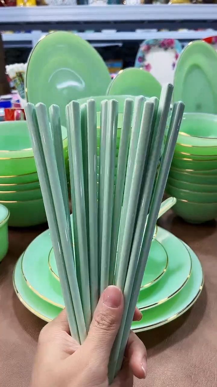 玉瓷筷子10双景德镇餐具