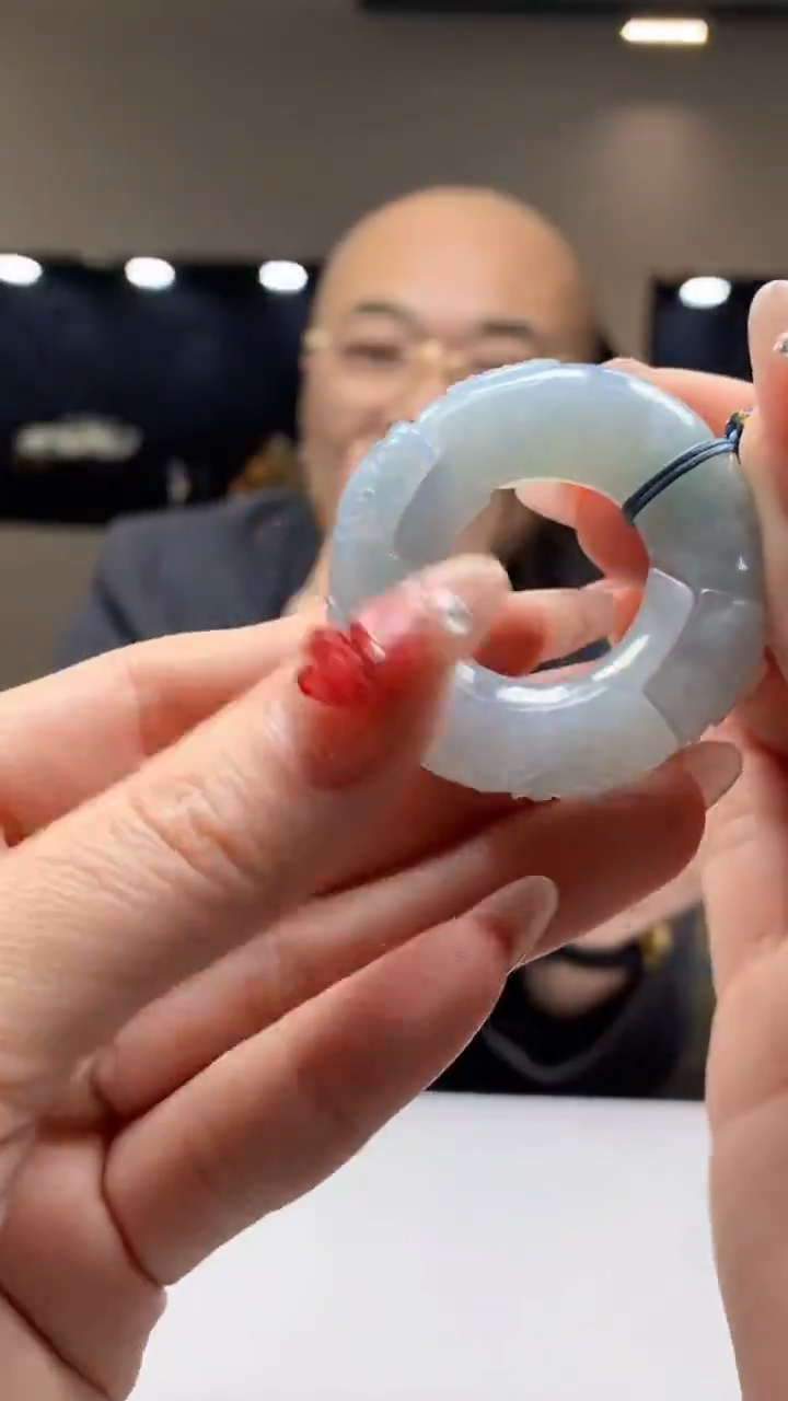 【闪购商品】定制翡翠未镶嵌1030ry-毛货挂件44