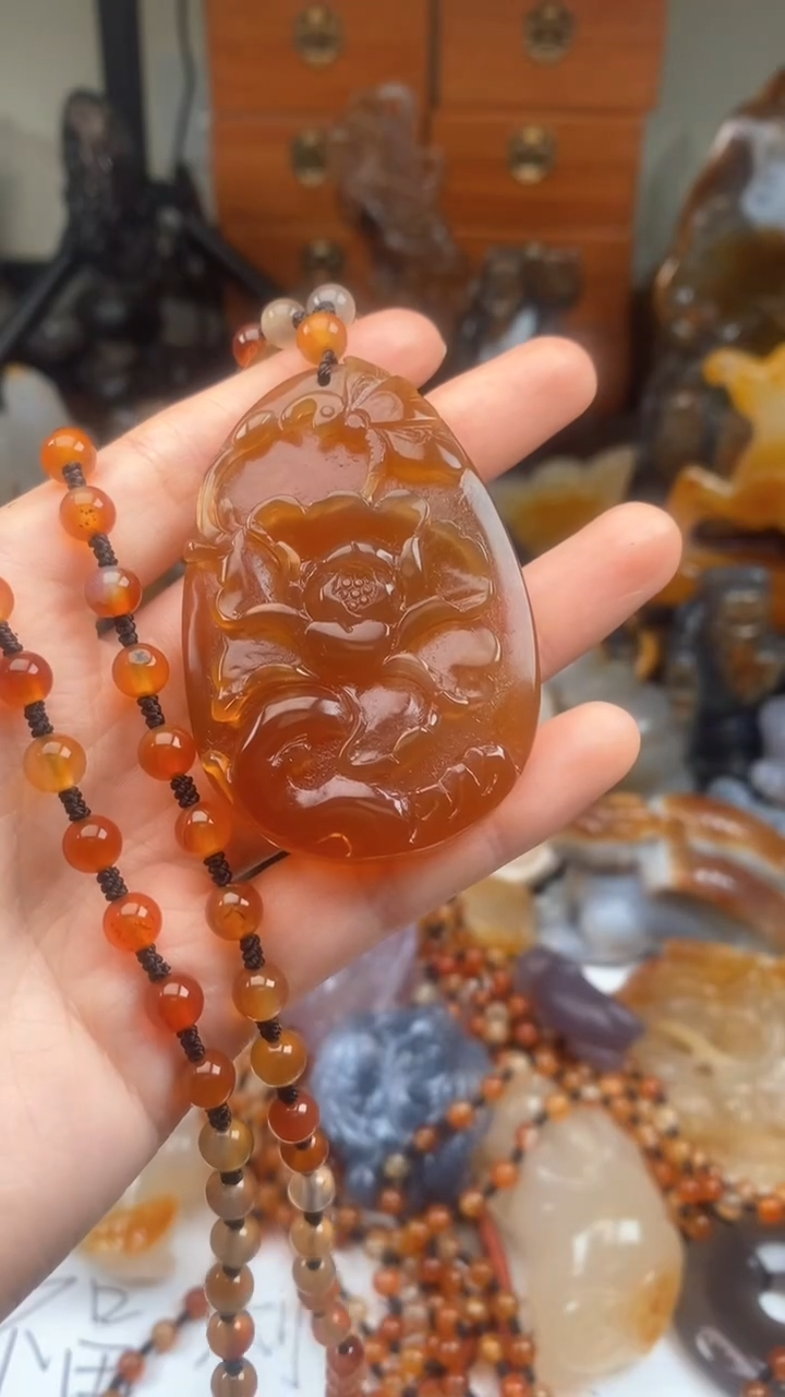 【闪购商品】玛瑙/玉髓颈饰未镶嵌AA