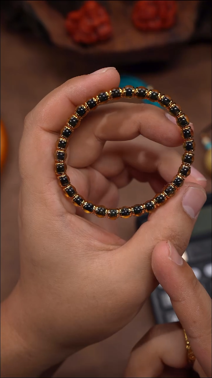 裸石蓝珀未镶嵌蓝珀手串