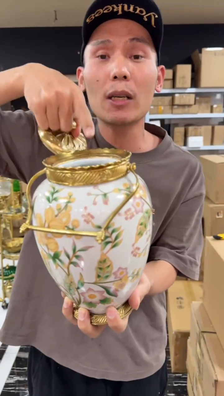 黄铜黛姿家居装饰品摆件  